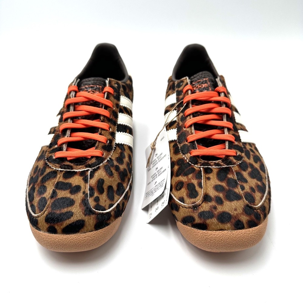 Adidas SL 72 OG Leopard Print Dark Brown JI0189 US Woman's Size 6 - Picture 2 of 6